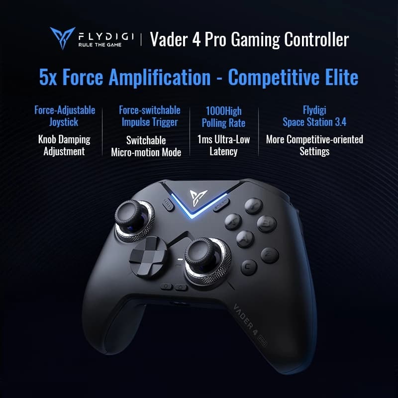 FLYDIGI Vader 4 Pro จอยเกมส์ PC, Nintendo Switch, Android, iOS(MFi) https://wayoza.com