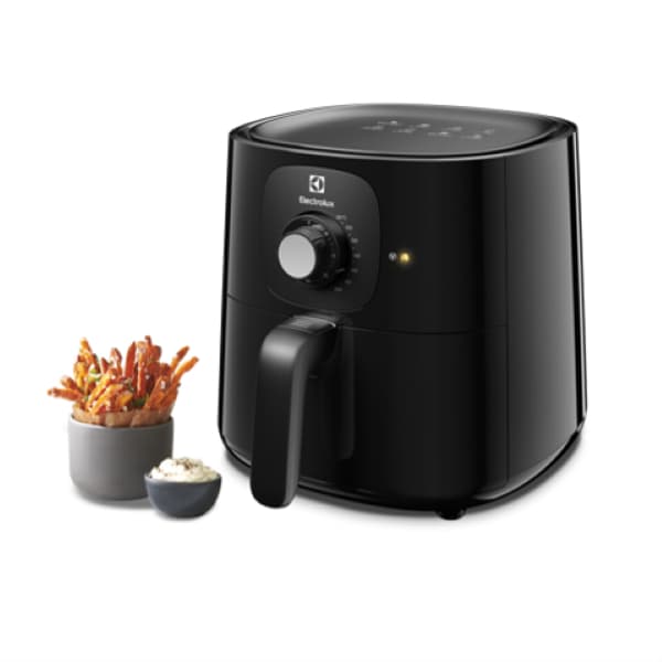 Electrolux รุ่น E3AF1-100B หม้อทอดไร้น้ำมัน UltimateTaste 300 ความจุ 3.3 ลิตร หม้ออบลมร้อน สีดำ https://wayoza.com