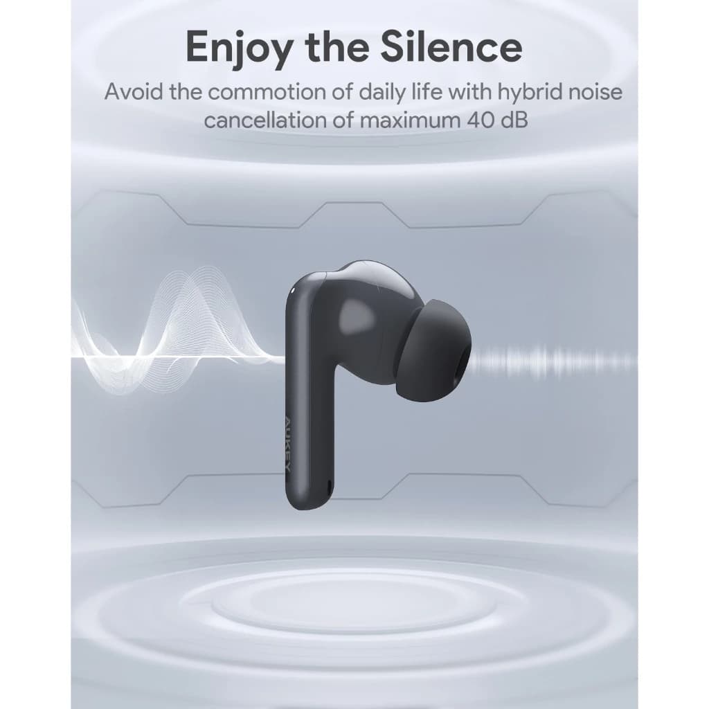 AUKEY EP-B2 หูฟังไร้สาย True Wireless In-Ear Bluetooth 5.4 With Hybrid ANC https://wayoza.com