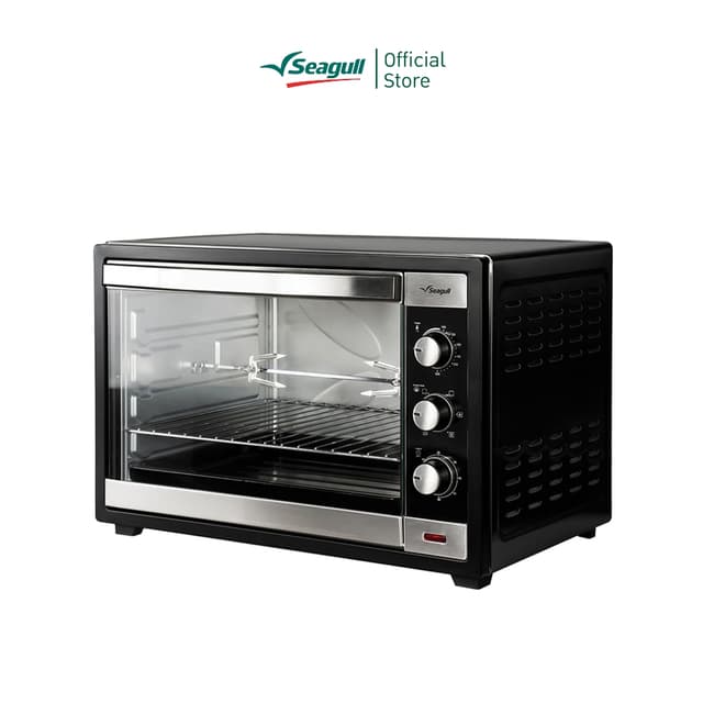 Seagull รุ่น SEO-001-BK เตาอบไฟฟ้า ขนาด 60 ลิตร Electric Oven 60 Liters (Black)