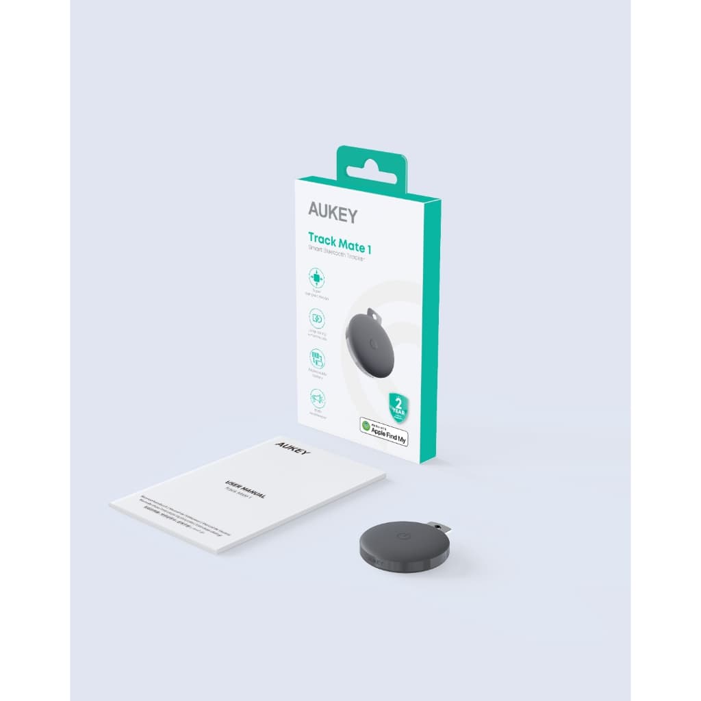 AUKEY Track Mate TM-10 อุปกรณ์ติดตาม GPS สำหรับ iOS ใช้งานกับแอป Find My สำหรับติดตามกุญแจ และสัตว์เลี้ยง https://wayoza.com