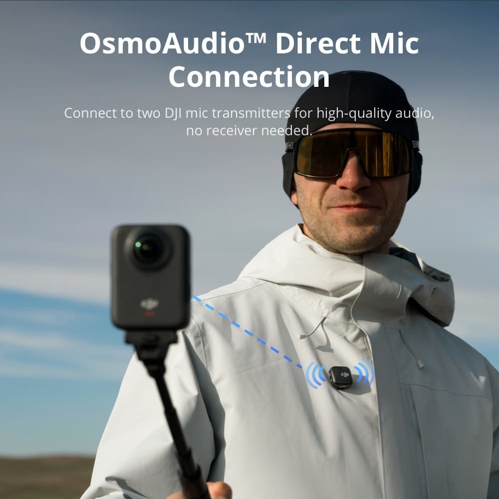 DJI OSMO 360 - กล้อง 360 องศา 1-Inch 8K/30fps Follow-Cam View ความจำในตัว 105 GB https://wayoza.com