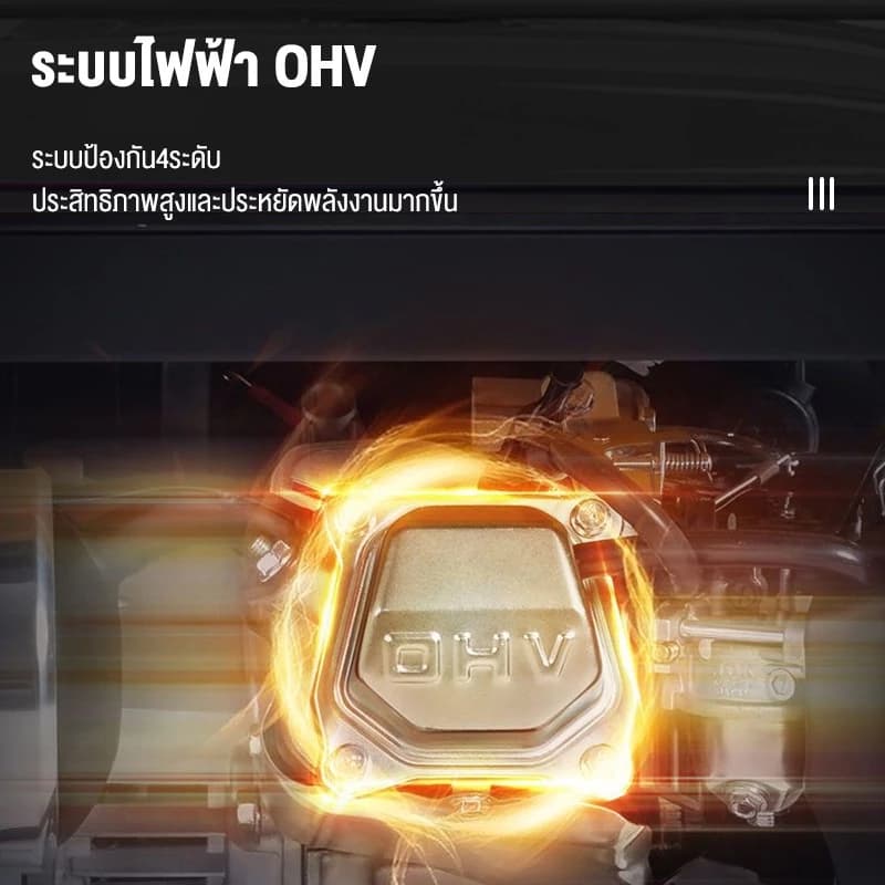 REAIM เครื่องปั่นไฟ 3.5 kw เครื่องปั่นไฟเบนซิน 3500W 4 จังหวะ เสียงเบาในการใช้งานในบ้านขนาดเล็ก https://wayoza.com