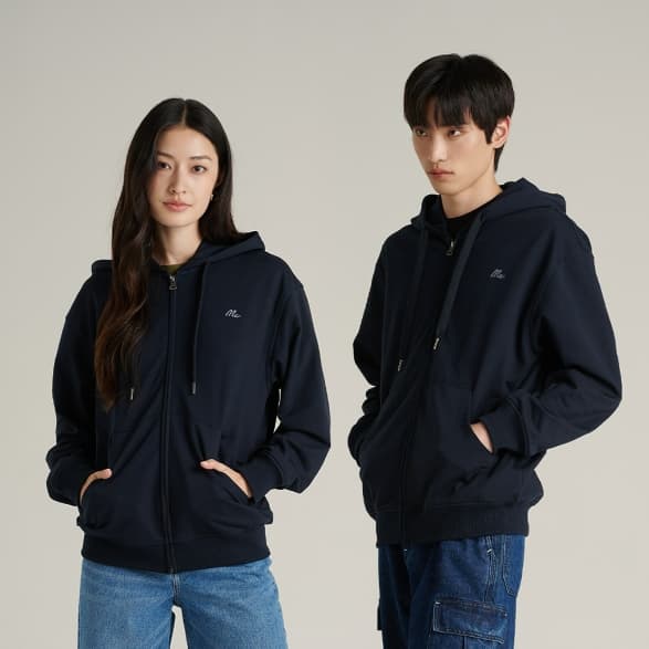 Mc JEANS เสื้อกันหนาว ฮู้ดดี้ Unisex แขนยาว MJHP245 https://wayoza.com