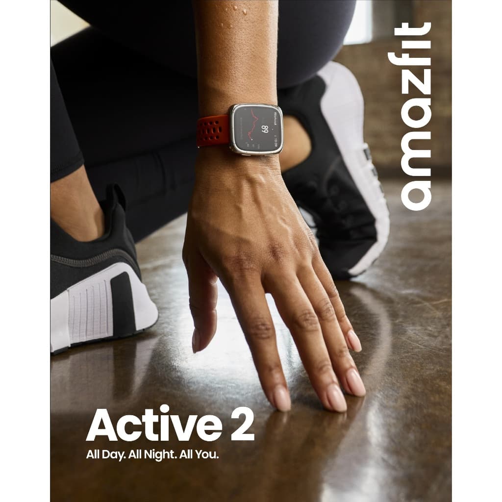 Amazfit Active 2 (Square) 43mm Smartwatch พร้อมระบบGPS 5 ระบบดาวเทียม โหมดกีฬา160+ แบตนาน 19 วัน https://wayoza.com