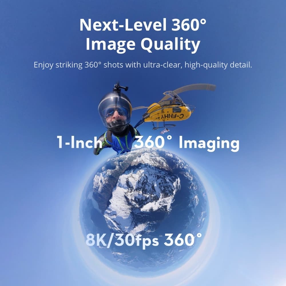 DJI OSMO 360 - กล้อง 360 องศา 1-Inch 8K/30fps Follow-Cam View ความจำในตัว 105 GB https://wayoza.com