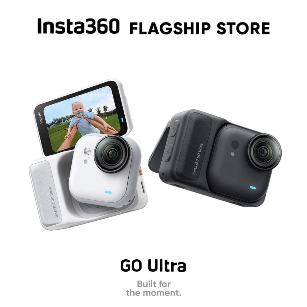 Insta360 GO Ultra กล้องแอคชั่น ถ่ายวิดีโอ 4K เชื่อมต่อไร้สาย ทุกที่ทุกเวลา Video POV Action Camera https://wayoza.com