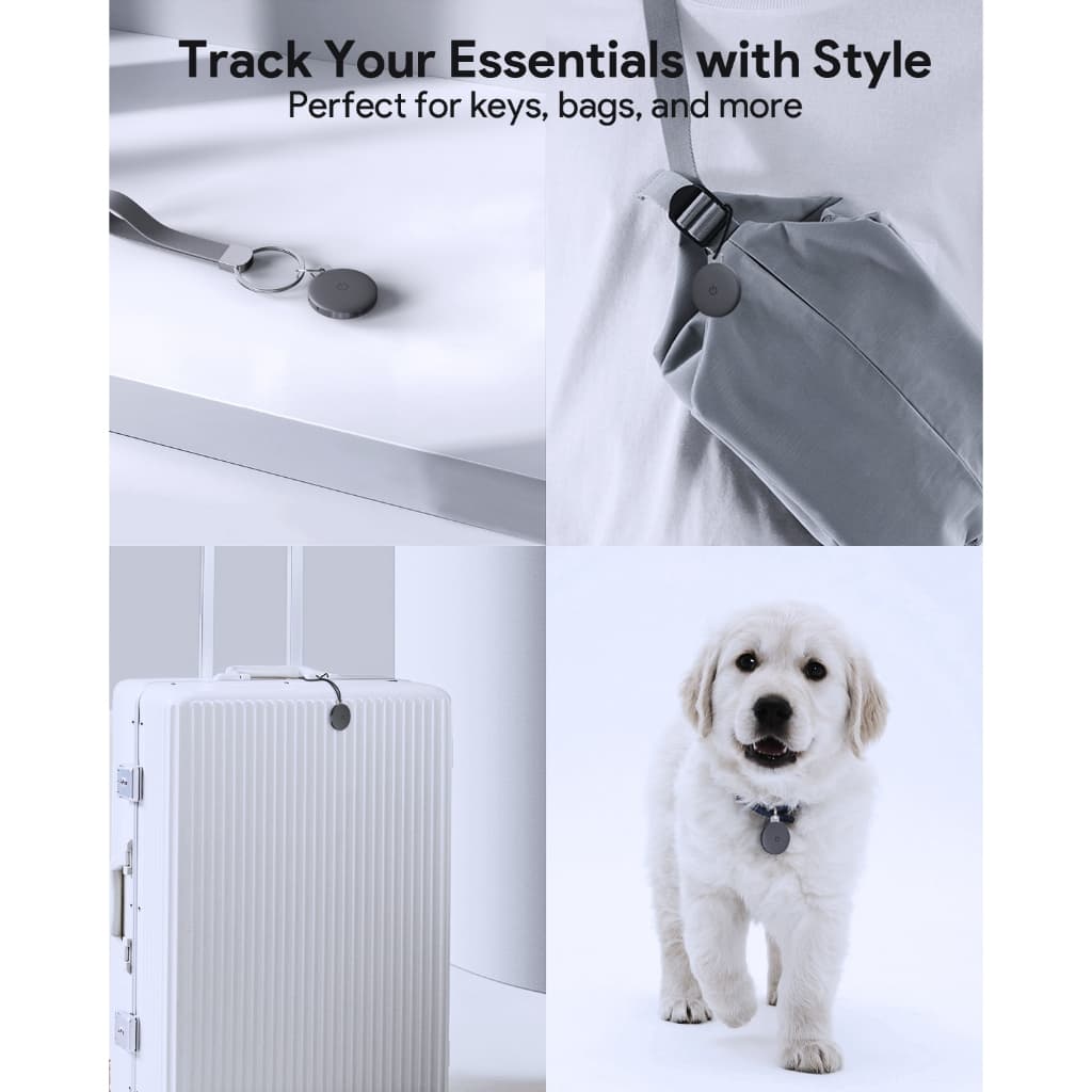 AUKEY Track Mate TM-10 อุปกรณ์ติดตาม GPS สำหรับ iOS ใช้งานกับแอป Find My สำหรับติดตามกุญแจ และสัตว์เลี้ยง https://wayoza.com