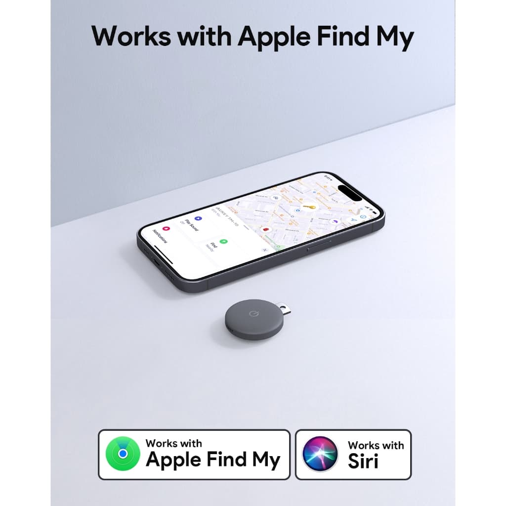 AUKEY Track Mate TM-10 อุปกรณ์ติดตาม GPS สำหรับ iOS ใช้งานกับแอป Find My สำหรับติดตามกุญแจ และสัตว์เลี้ยง https://wayoza.com