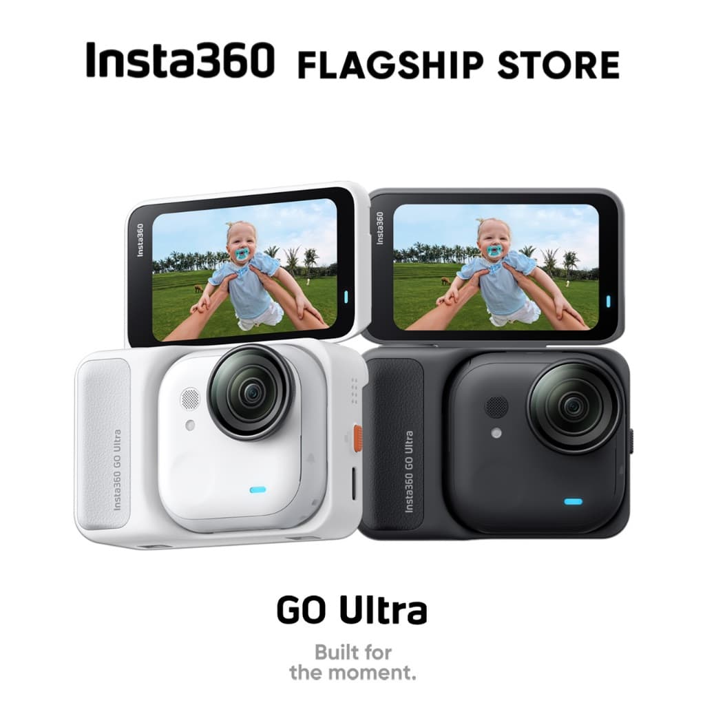 Insta360 GO Ultra กล้องแอคชั่น ถ่ายวิดีโอ 4K เชื่อมต่อไร้สาย ทุกที่ทุกเวลา Video POV Action Camera https://wayoza.com