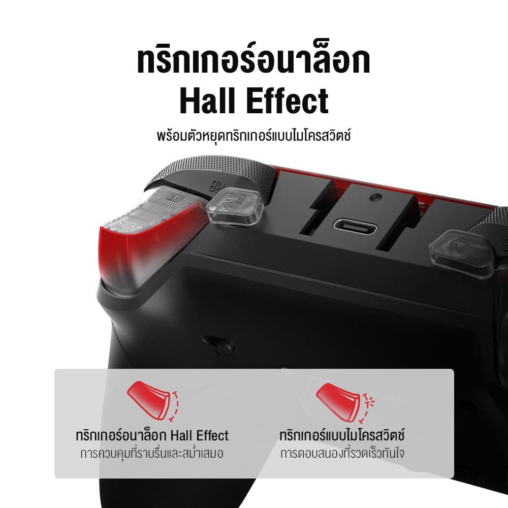 GameSir G7 Pro จอยเกมไร้สาย รองรับเชื่อมต่อ 3 โหมด สำหรับ Xbox, PC และ Mobile ปุ่ม GameSir Mag-Res™ https://wayoza.com