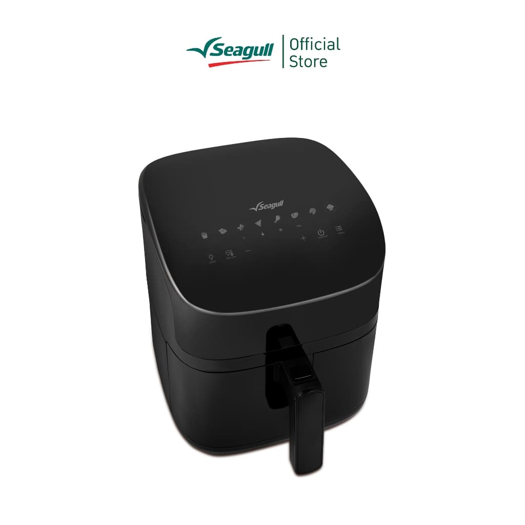 Seagull รุ่น SAF-002-BK หม้อทอดกรอบไร้น้ำมัน ดิจิตอล 5 ลิตร หม้ออบลมร้อน (สีดำ) Digital Air Fryer 5 L (Black) https://wayoza.com