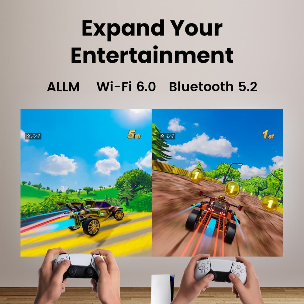 BenQ GP520 โปรเจคเตอร์ Google TV 4K HDR 2600lm Home Entertainment Projector (โปรเจคเตอร์ 4K) https://wayoza.com