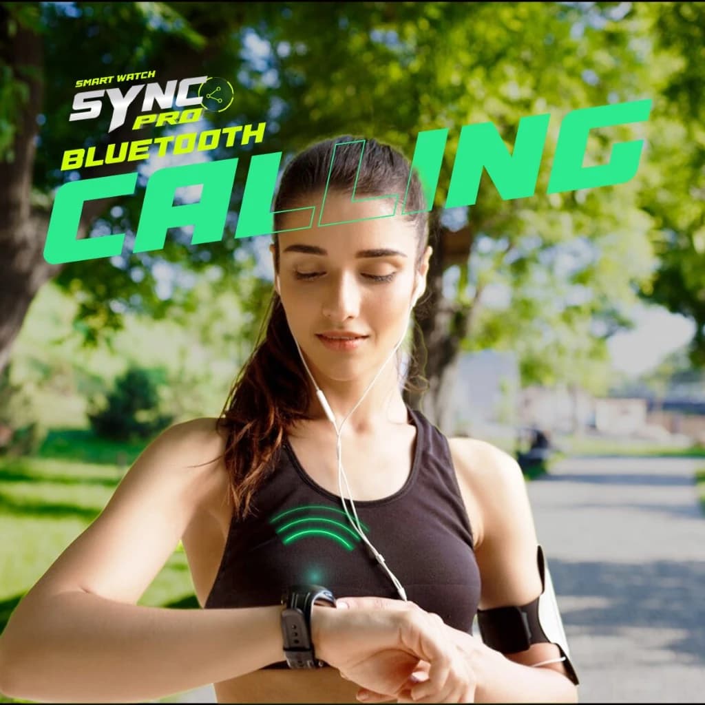 AXON Sync Pro Smartwatch นาฬิกาอัจฉริยะเพื่อสุขภาพ จอใหญ่ โทรได้ วัดชีพจร SpO2 กันน้ำ https://wayoza.com