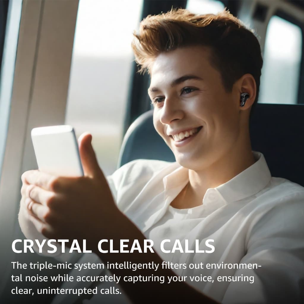 TOZO AeroSound 2 หูฟังบลูทูธ หูฟังเบสหนัก หูฟังอินเอีย แบตอึด Bluetooth 5.3 แบต 12 ชม. IPX6 Game Mode https://wayoza.com