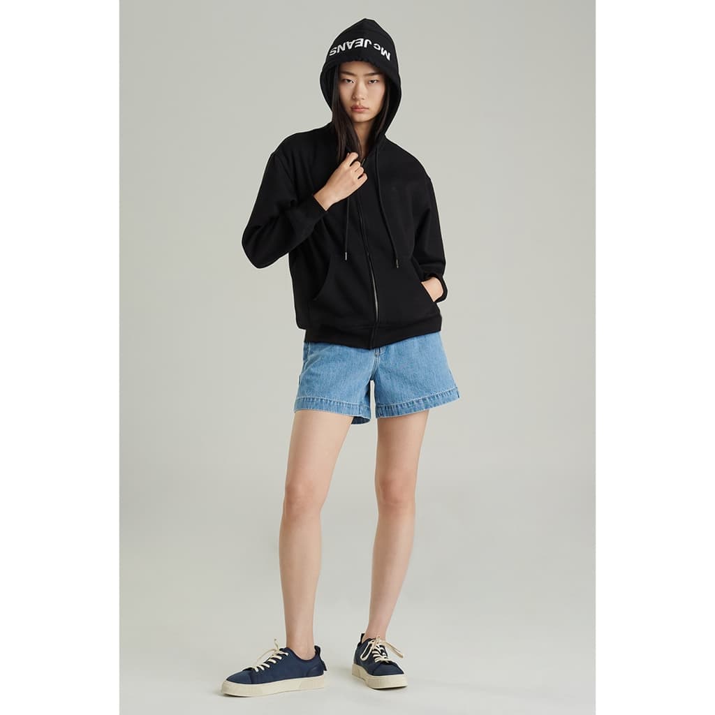 Mc jeans เสื้อกันหนาว ฮู้ดดี้ Unisex แขนยาว MJHP220 https://wayoza.com