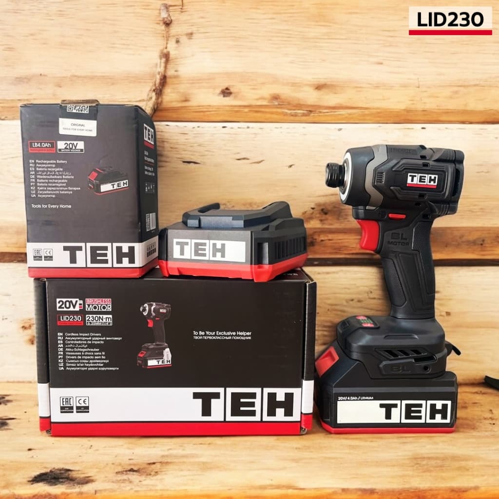 TEH รุ่น LID230 แรงบิด 230 N.m ไขควงกระแทกไร้สาย (Brushless) https://wayoza.com