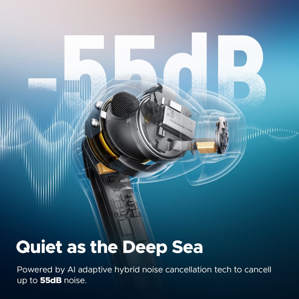 SoundPEATS Air5 Pro หูฟังบลูทูธ Bluetooth 5.4 หูฟังอินเอีย หูฟังไร้สาย Hi-Res LDAC True Wireless Snapdragon Sound https://wayoza.com
