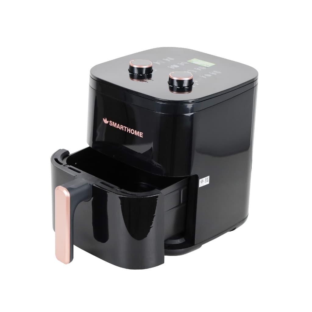 SMARTHOME รุ่น MV-1406 หม้อทอดไร้น้ำมัน ขนาด 5.5 ลิตร เหล็กคาร์บอน SPCC เคลือบ Teflon https://wayoza.com