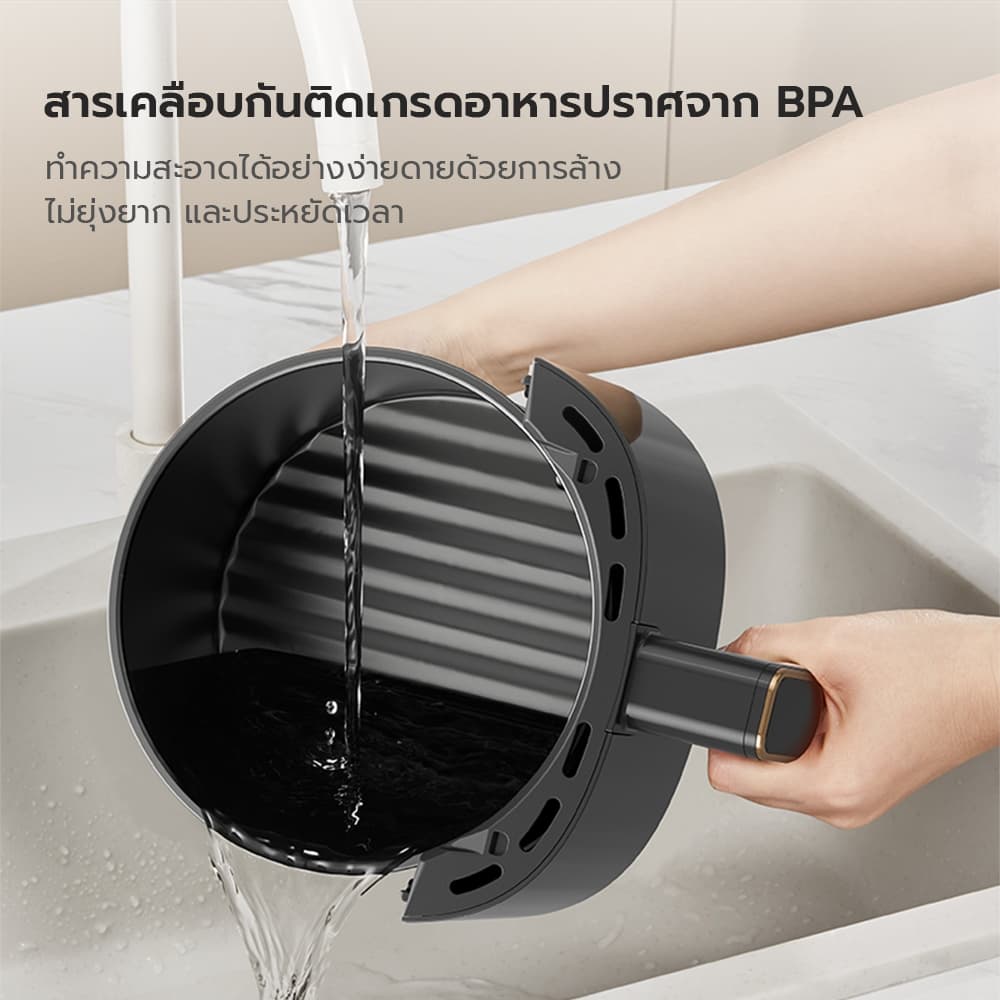 Gaabor รุ่น AF-35M02A ขนาด 4 ลิตร​ หม้อทอดไร้น้ำมัน Airfryer เตาอบลมร้อน 360° เหมาะสำหรับการใช้งาน 3-5 คน https://wayoza.com