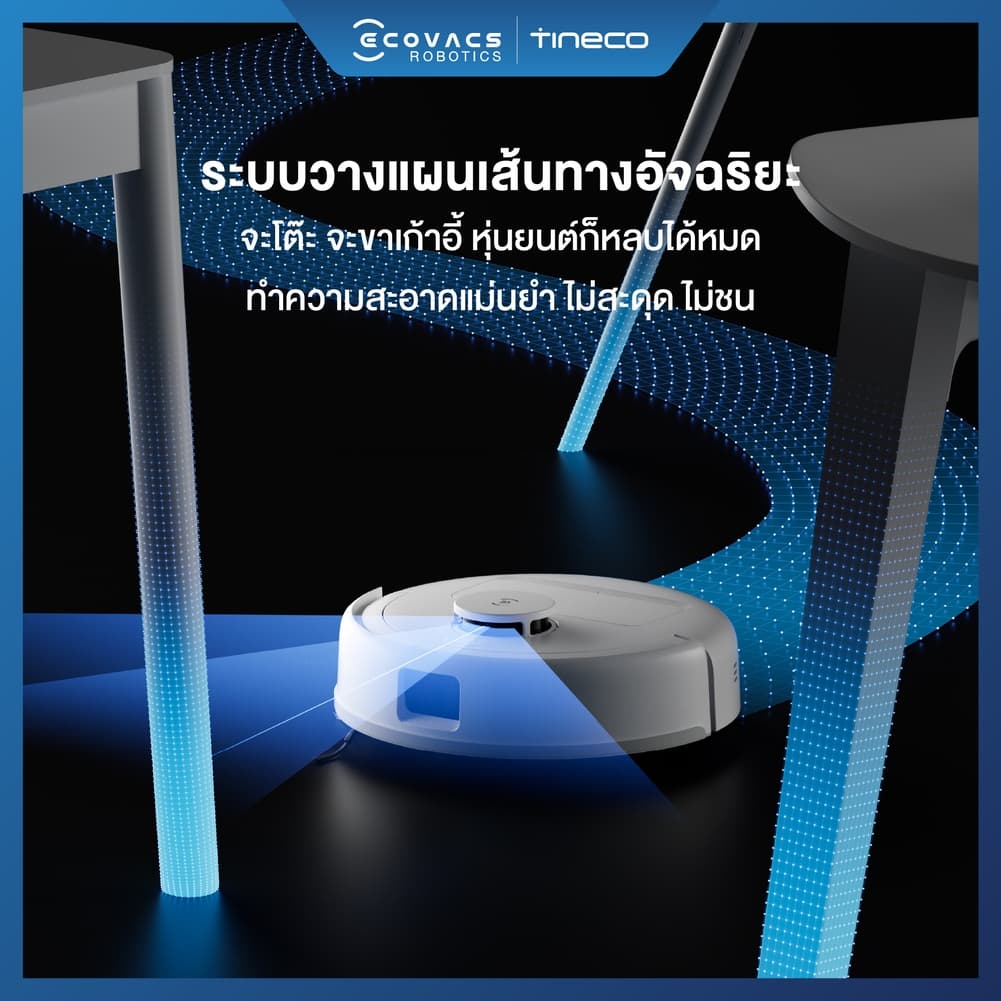 ECOVACS DEEBOT MINI หุ่นยนต์ดูดฝุ่นที่มาพร้อมแท่น OMNI ขนาดเล็กกะทัดรัด แต่ทรงพลัง ดูดฝุ่นถูพื้น https://wayoza.com