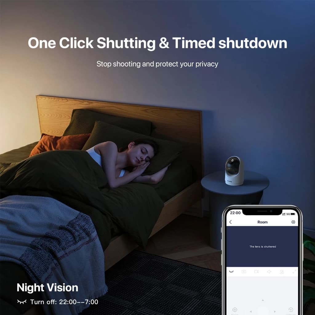 Tenda RP3 กล้องวงจรปิดไร้สาย Wifi 3MP IP Security Camera 2K Resolution Pan&Tilt Indoor Night Vision https://wayoza.com