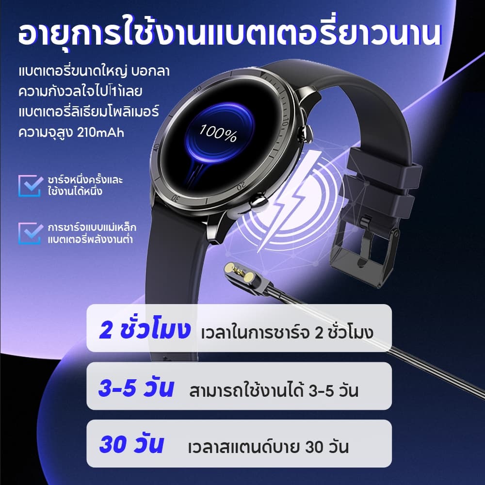 Aolon GTR Ultra สมาร์ทวอทช์ 1.46'' โทรด้วยบลูทูธ นาฬิกาออกกำลังกาย ภาษาไทย นาฬิกาสุขภาพ สแตนเลส นาฬิกาวิ่ง จอใหญ่ https://wayoza.com