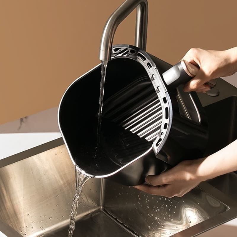 HAN RIVER รุ่น HRAF06BK หม้อทอดไร้น้ำมัน Air Fryer 1400W หม้อทอด 8L วัสดุสแตนเลสแบบใหม่ สัมผัสในคลิกเดียว https://wayoza.com