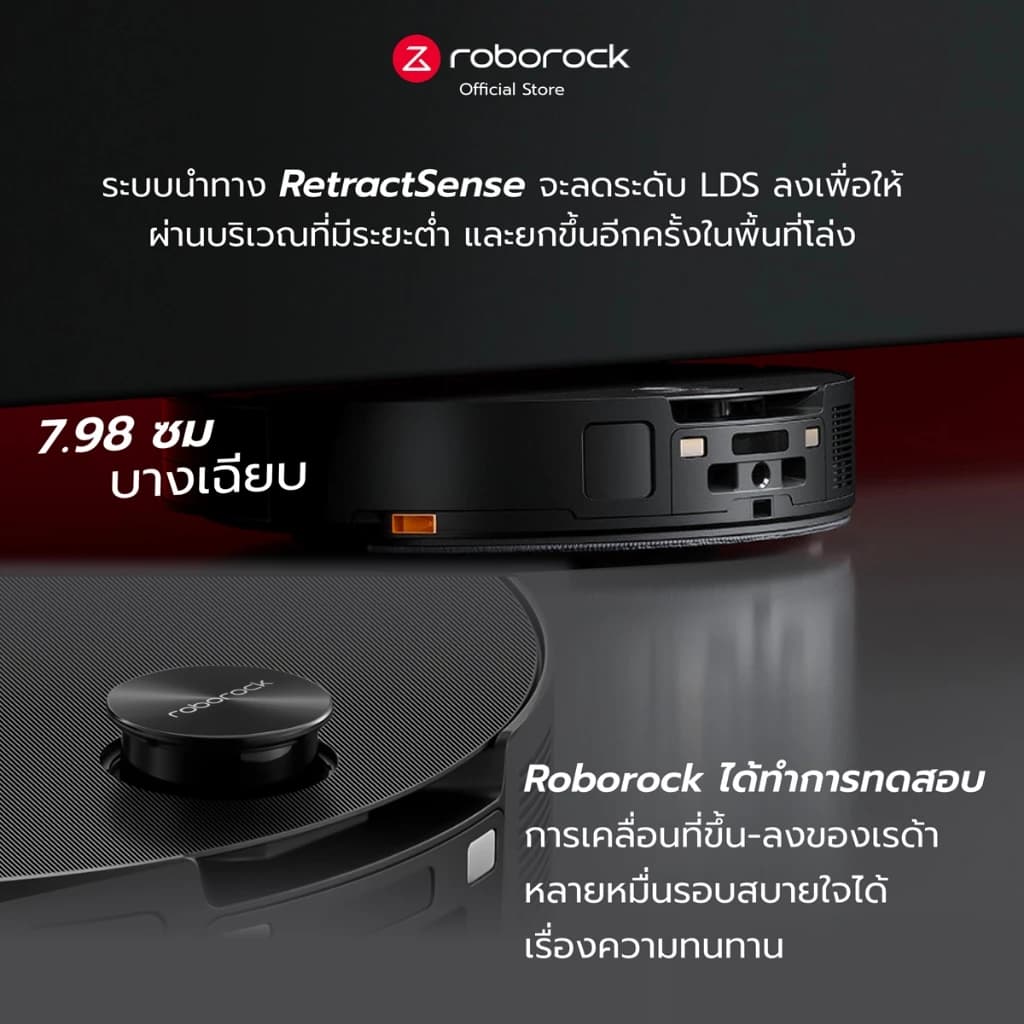 Roborock Saros 10 หุ่นยนต์ดูดฝุ่นถูพื้น แรงดูดสูงถึง 22,000 Pa แยกถังน้ำดี - น้ำเสีย รับประกันสินค้า 2 ปี https://wayoza.com