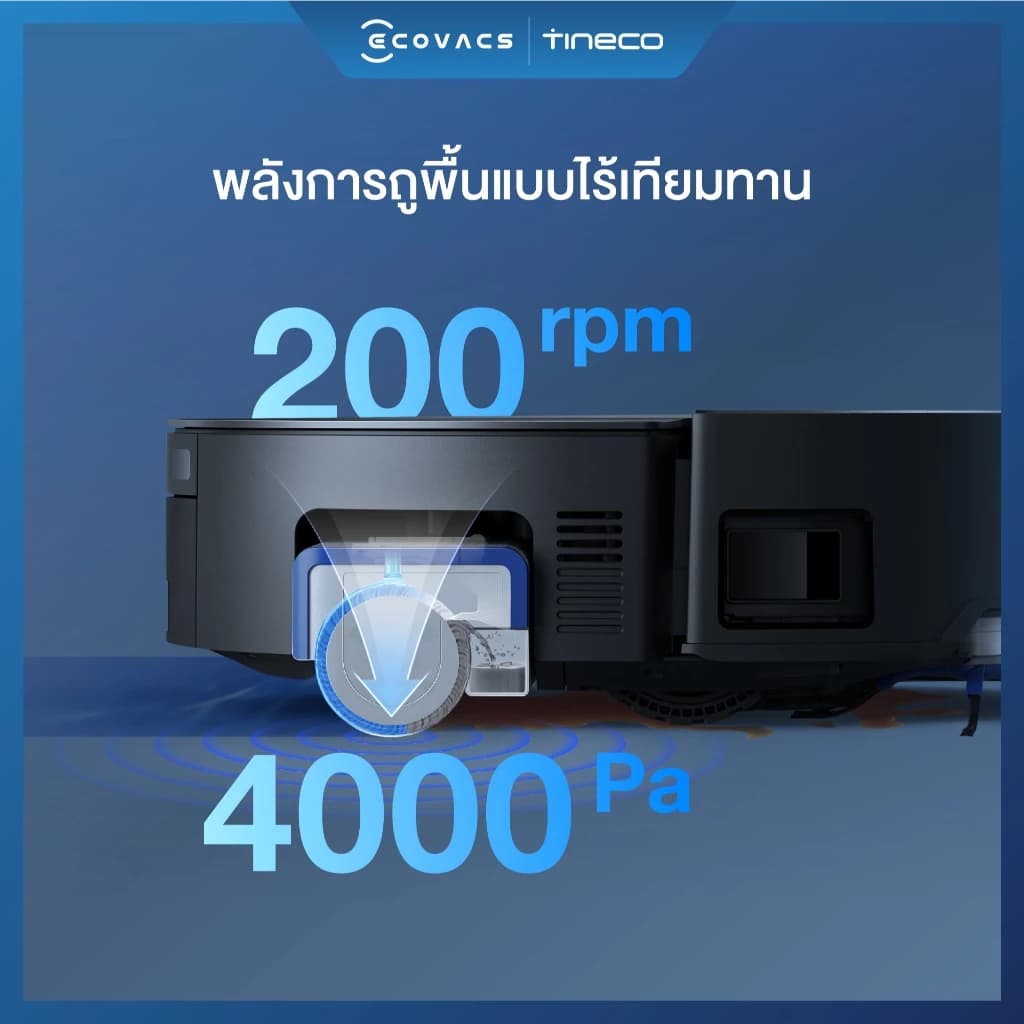 ECOVACS DEEBOT X8 PRO OMNI SERIES หุ่นยนต์ดูดฝุ่นถูพื้น อัจฉริยะ โรลเลอร์ชำระล้างตัวเอง พร้อมแท่นชาร์จครบวงจร https://wayoza.com