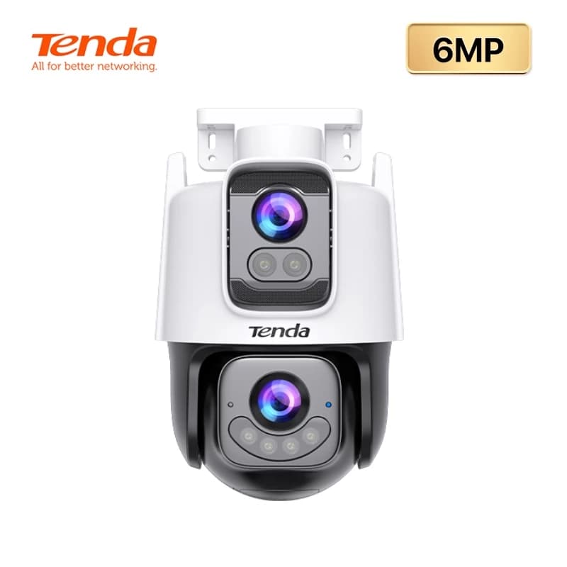Tenda RH9 Outdoor Security เลนส์คู่ Wi-Fi Pan/Tilt CCTV Camera 6MP Color Night Vision Dual lens https://wayoza.com