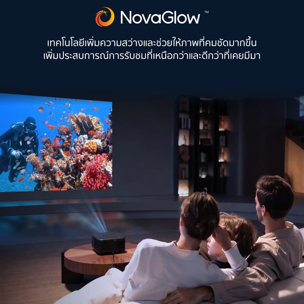 Yaber K3 โปรเจคเตอร์ Google TV 1080P FHD รองรับ 4K โฟกัสอัตโนมัติ Sound by JBL ความสว่าง 1600 ANSI Lumens Built-In projector ดูหนัง https://wayoza.com