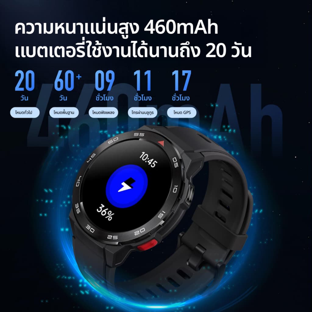 Mibro Watch GS Pro/ GS Pro2 สมาร์ทวอทช์ คุยโทรศัพท์ได้ GPS ในตัว กันน้ำ 5ATM หน้าจอ AMOLED HD ขนาด 1.43 นิ้ว https://wayoza.com