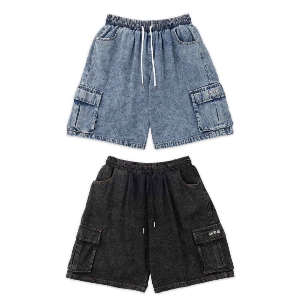 URTHE - กางเกงขาสั้น คาร์โก้ รุ่น SUPER CARGO DN SHORTS https://wayoza.com