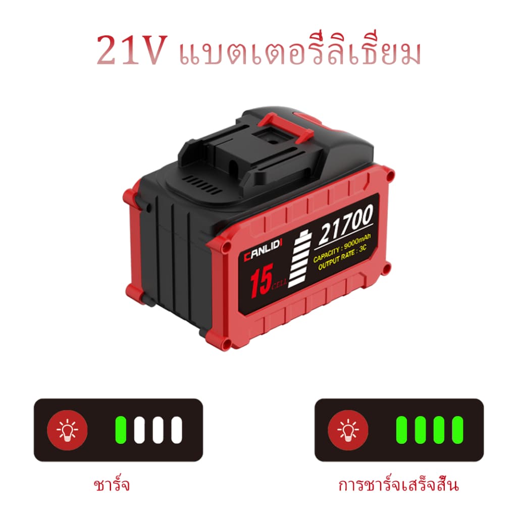 CANLIDI รุ่น CID-400-S แรงบิด 400 N.m ไขควงกระแทกไร้สาย Brushless สว่านไฟฟ้า มินิไขควงไร้สายสว่านแบตเตอรี่ลิเธียมไอออนสำหรับ 21V https://wayoza.com