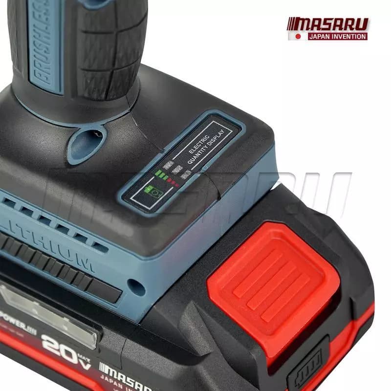 MASARU รุ่น SCD-115 แรงบิด 55 N.m สว่านไร้สายไฟฟ้า ไขควงคลัชไร้สาย 2 ระบบ เจาะ ขันสกรู มอเตอร์ Brushless พร้อมดอกสว่าน อุปกรณ์ครบกล่อง https://wayoza.com