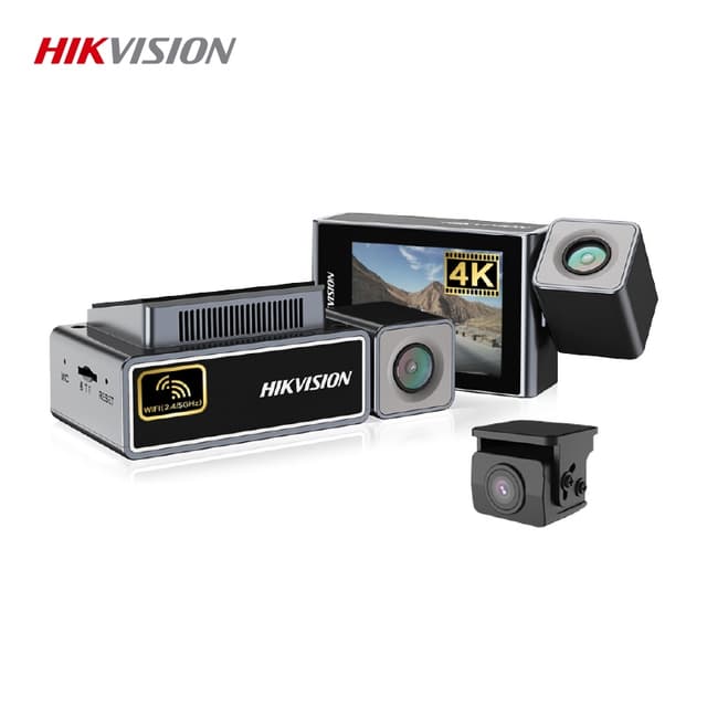 HIKVISION C8PRO Dash Cam 4K Built-In GPS 4G Box กล้องติดรถยนต์ ความคมชัด 2160P WDR Dual Vision 5G WIFI Car camera