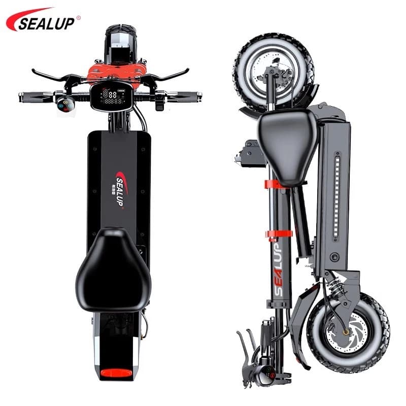 SEALUP Q20 รถไฟฟ้า สกู๊ตเตอร์ไฟฟ้า รุ่นออฟโรด สกูตเตอร์ไฟฟ้าผู้ใหญ่พับได้ กันน้ำ สกู๊ดเตอร์ไฟฟ้า https://wayoza.com