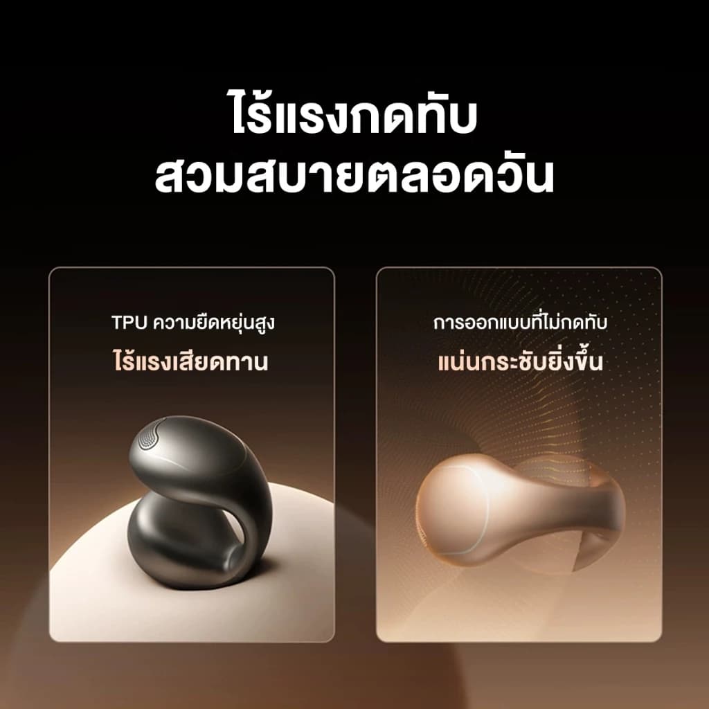 SOUNDCORE C40i Flexible and Comfortable Clip-On Earbuds หูฟังบลูทูธไร้สาย หูฟังไร้สาย หูฟังบลูทูธ เสียงเบสหนัก กันน้ํา https://wayoza.com