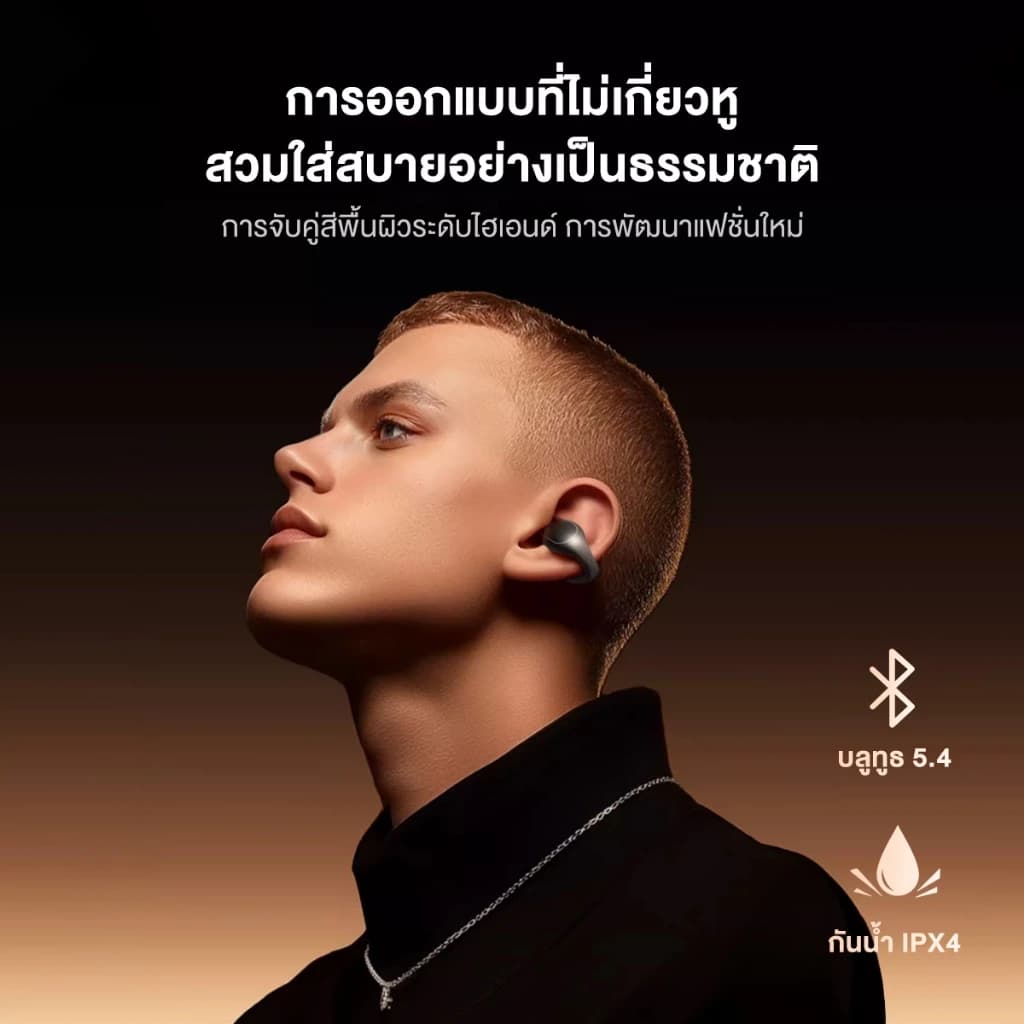SOUNDCORE C40i Flexible and Comfortable Clip-On Earbuds หูฟังบลูทูธไร้สาย หูฟังไร้สาย หูฟังบลูทูธ เสียงเบสหนัก กันน้ํา https://wayoza.com