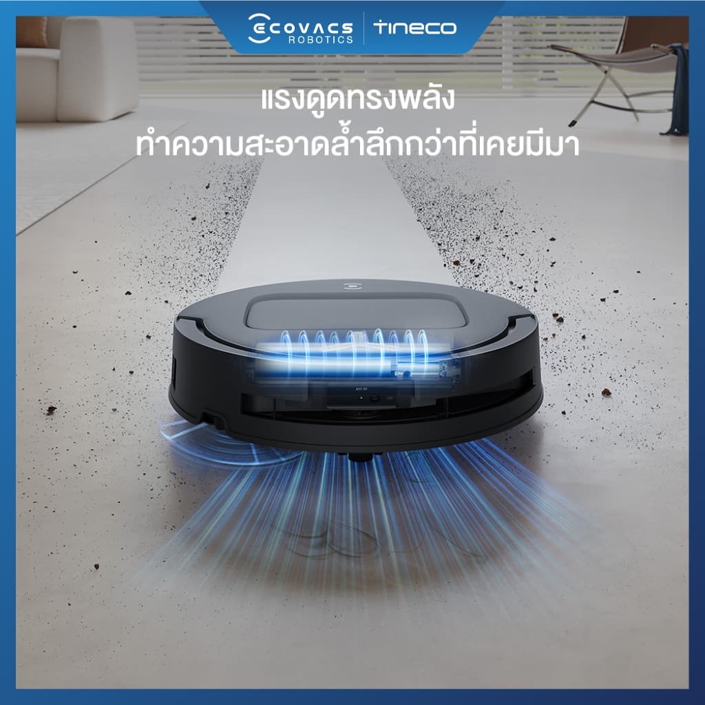 ECOVACS DEEBOT T80 OMNI หุ่นยนต์ดูดฝุ่นถูพื้น อัจฉริยะ โรลเลอร์ชำระล้างตัวเอง พร้อมสถานีชาร์จครบวงจร https://wayoza.com