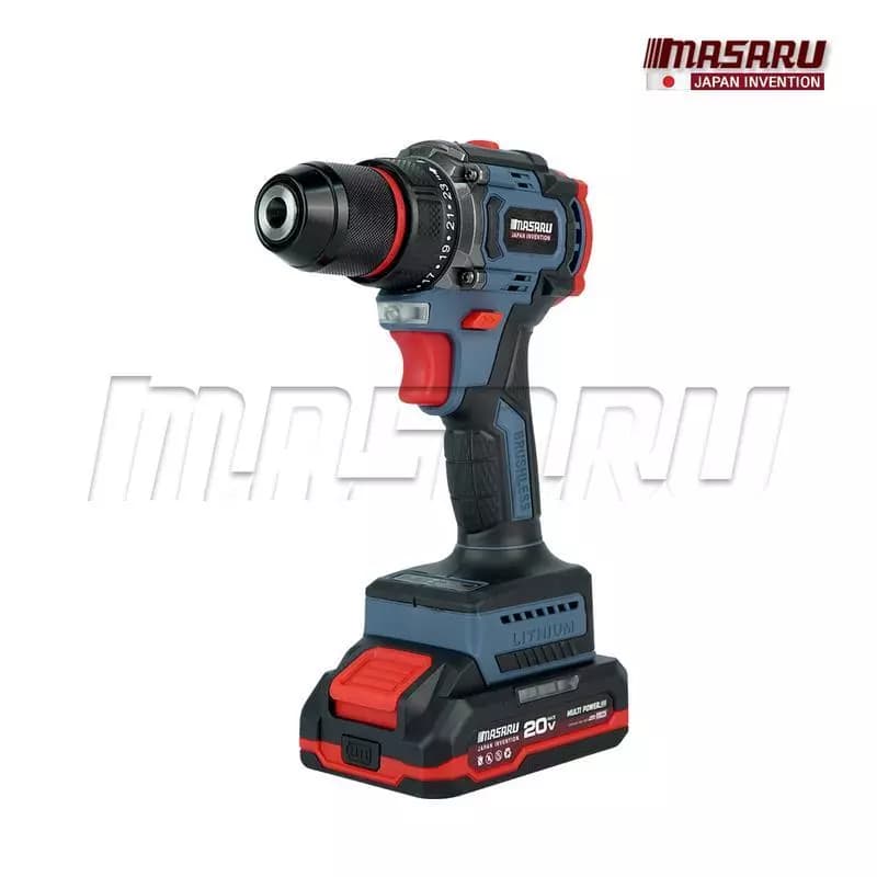 MASARU รุ่น SCD-115 แรงบิด 55 N.m สว่านไร้สายไฟฟ้า ไขควงคลัชไร้สาย 2 ระบบ เจาะ ขันสกรู มอเตอร์ Brushless พร้อมดอกสว่าน อุปกรณ์ครบกล่อง https://wayoza.com