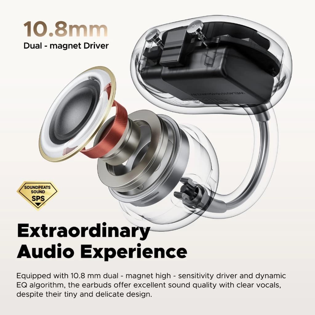 SOUNDPEATS POP Clip หูฟังบลูทูธ Bluetooth 5.4 ปุ่มกด clip on หูฟังไร้สาย Open Ear แบบหนีบหู มี Movie Mode Game Mode https://wayoza.com