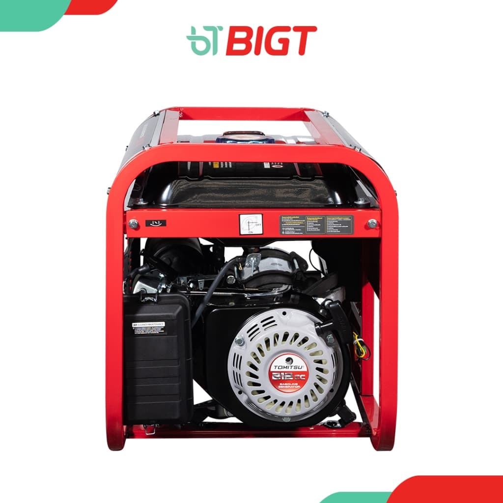 TOMITSU TM-GS3000 เครื่องปั่นไฟ (สตาร์ทกุญแจ) เครื่องปั่นไฟ 3.0KW 210-220V โครงแข็งแรง เคลือบกันสนิม เครื่องปั่นไฟ พลังงานไฟฟ้า https://wayoza.com