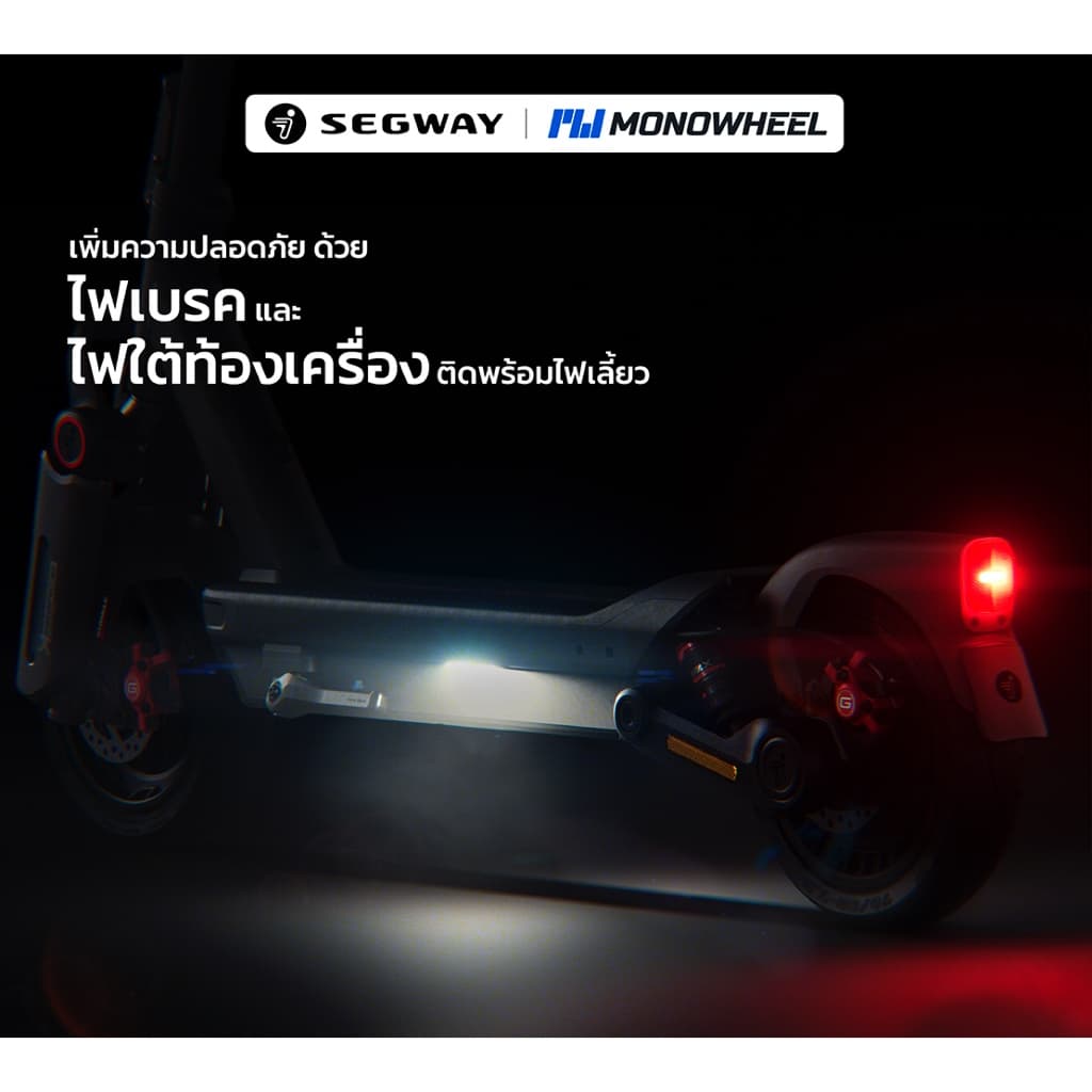 Segway Ninebot eKickScooter MAX G3 สกู๊ตเตอร์ไฟฟ้ารุ่นใหม่ วิ่งได้สูงสุดถึง 80 กม. เครื่องศูนย์ MONOWHEEL https://wayoza.com