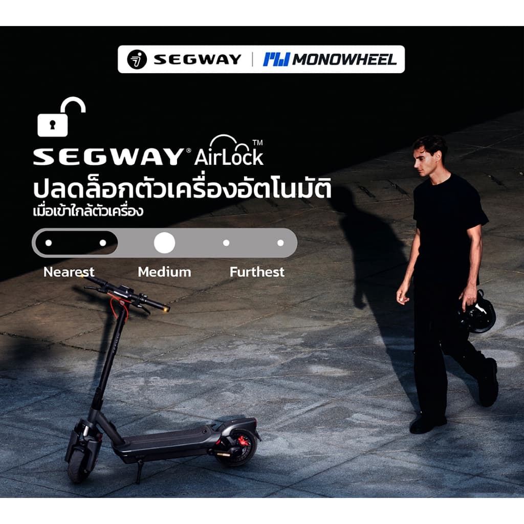 Segway Ninebot eKickScooter MAX G3 สกู๊ตเตอร์ไฟฟ้ารุ่นใหม่ วิ่งได้สูงสุดถึง 80 กม. เครื่องศูนย์ MONOWHEEL https://wayoza.com