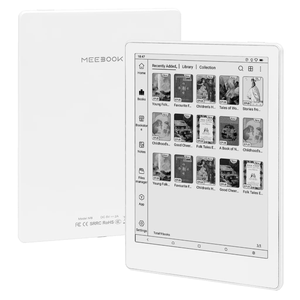 Meebook M8 eBook Reader - 7.8" Eink (Android 14 / Micro SD Slot 1TB) https://wayoza.com