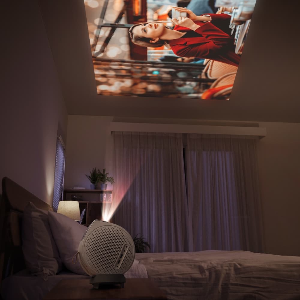 BenQ GV50 โปรเจคเตอร์ Google TV 1080p 500lm Laser Portable Projector (โปรเจคเตอร์พกพา wifi) https://wayoza.com
