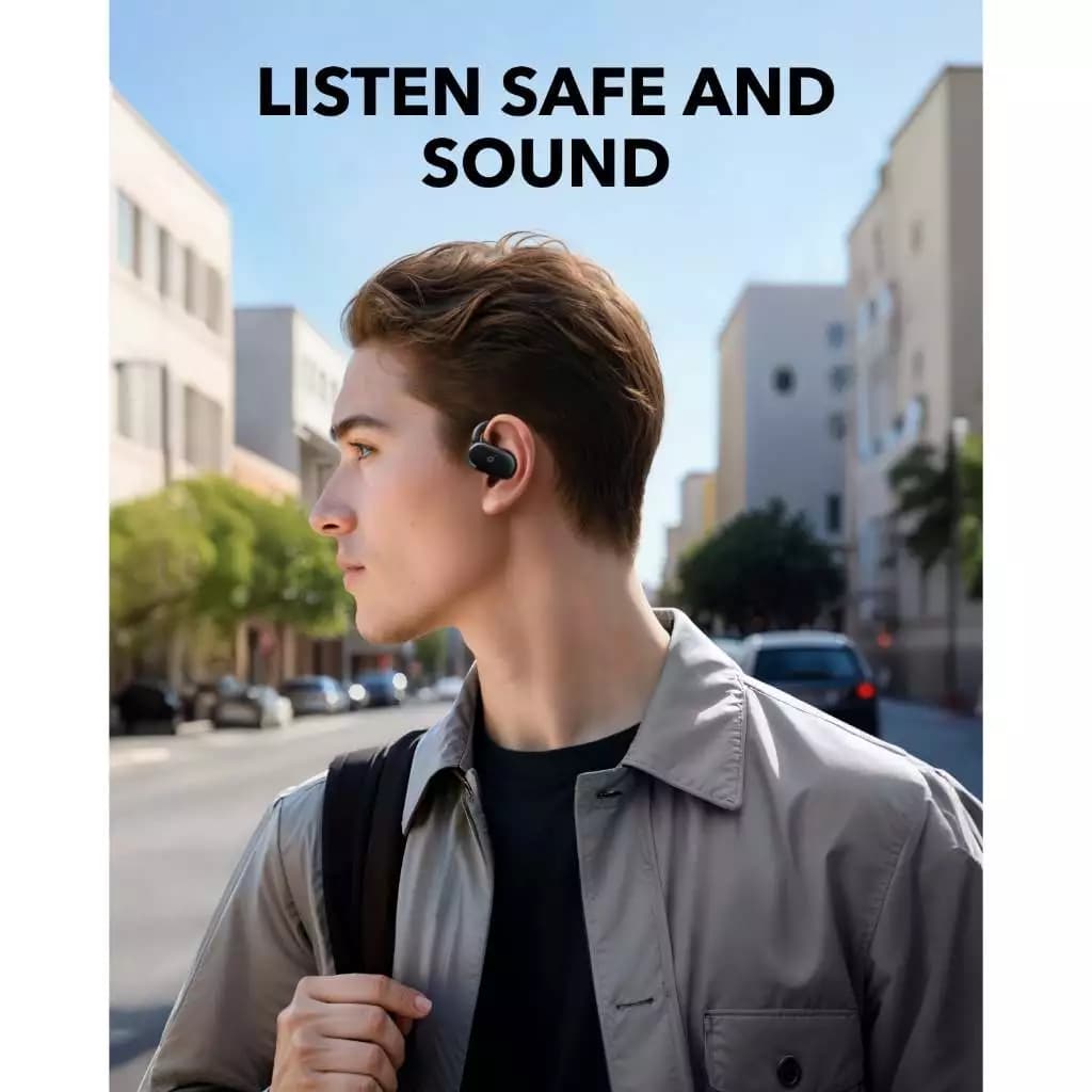 Soundcore V20i Open-Ear Earbuds Aerofit series หูฟังบลูทูธไร้สาย หูฟังไร้สาย หูฟังบลูทูธ เสียงเบสหนัก กันน้ํา สําหรับเล่ https://wayoza.com