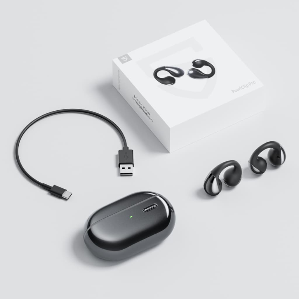 SoundPEATS PearlClip Pro หูฟังบลูทูธ clip on Bluetooth 5.4 หูฟังไร้สาย Open Ear Headphones https://wayoza.com
